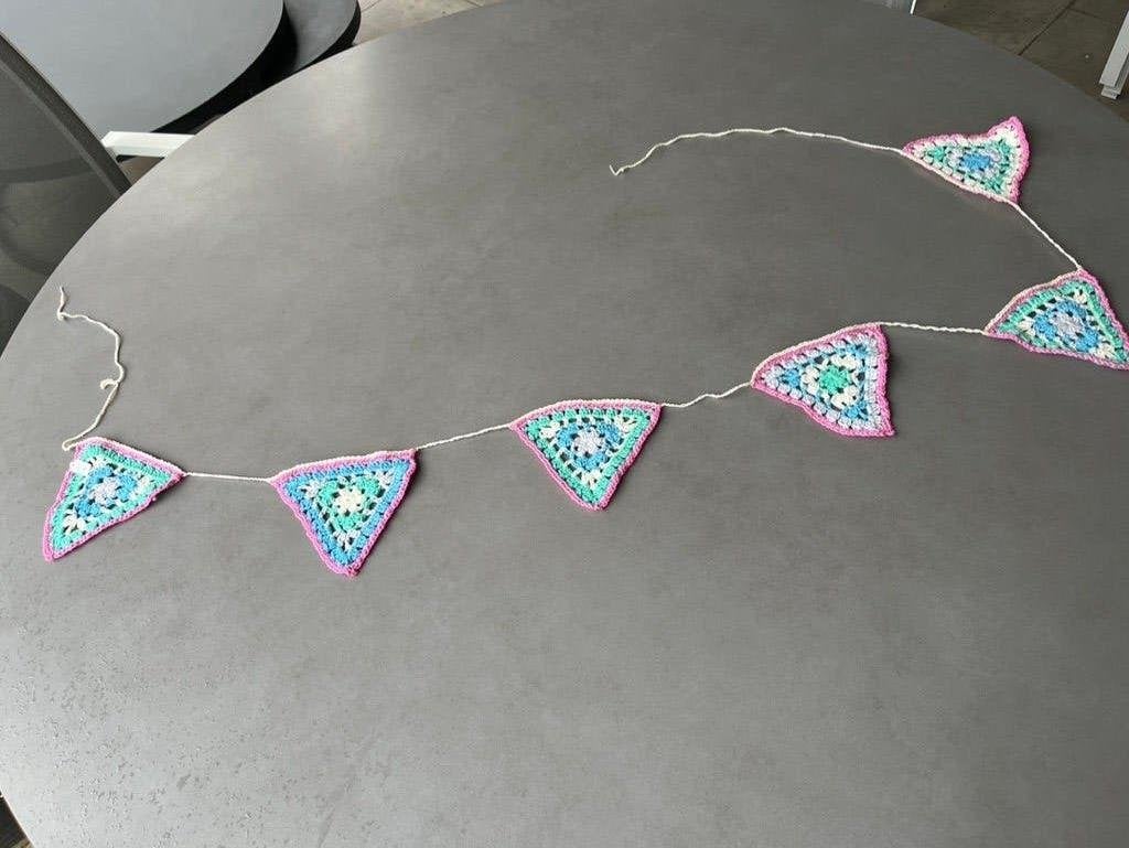 150 cm lange granny square gehaakte slinger, Verzenden, Nieuw, Versiering, Overige