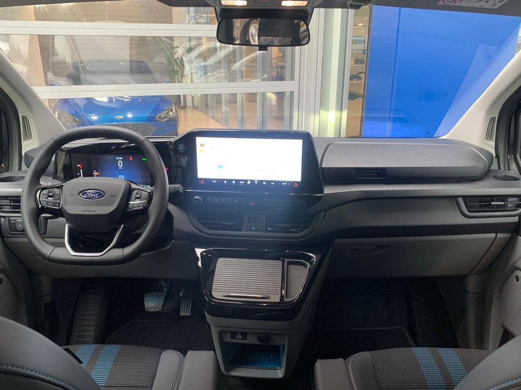 Ford Tourneo Custom PHEV 233PK L1 Sport | Geel kenteken | In, Auto's, Ford, 12 maanden, Gebruikt, Plug-in hybride, Bedrijf