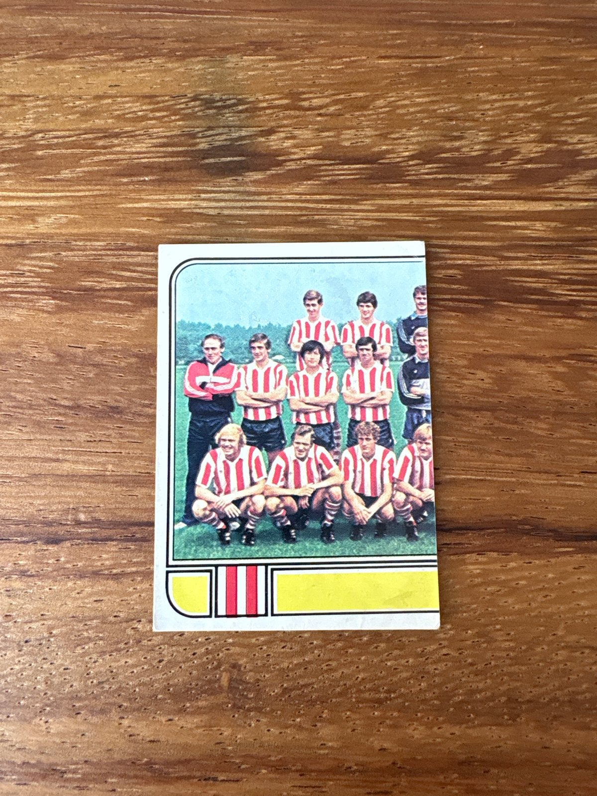 Panini Voetbal 1982 PSV- Teamfoto, Hobby en Vrije tijd, Stickers en Plaatjes, Ophalen of Verzenden, Zo goed als nieuw, Stickers en Plaatjes