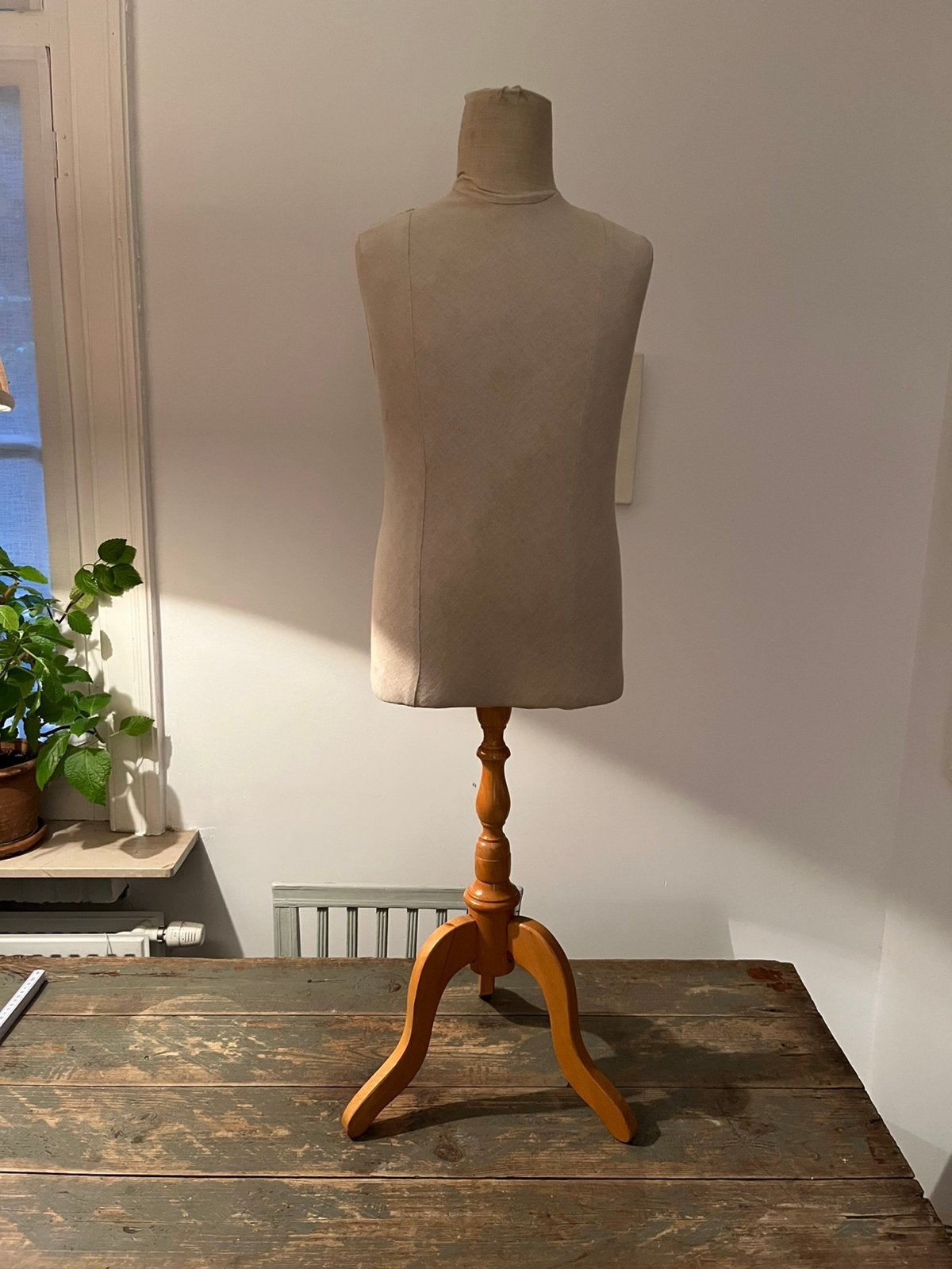 VINTAGE RETRO PASPOP KIND HOUTEN VOET ZGSTAAT!, Hobby en Vrije tijd, Ophalen of Verzenden, Zo goed als nieuw, Paspop