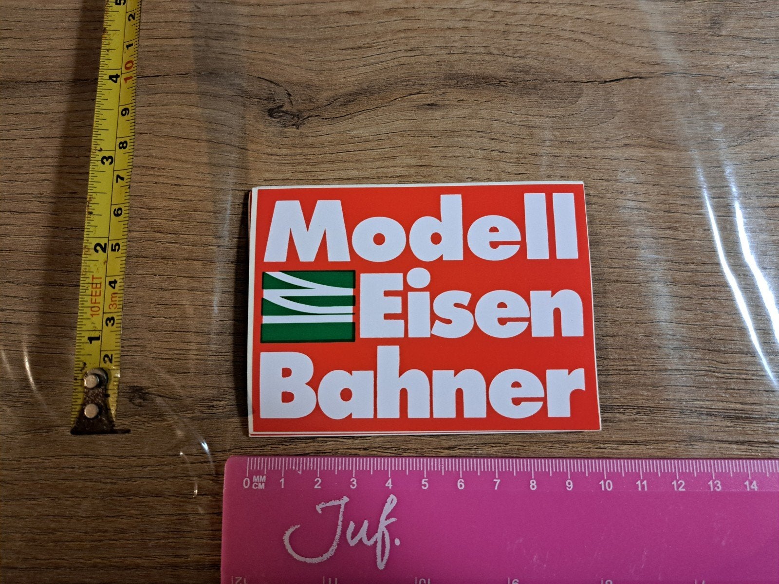 Sticker Modell Eisen Bahner, Verzamelen, Ophalen of Verzenden, Zo goed als nieuw, Bedrijf of Vereniging