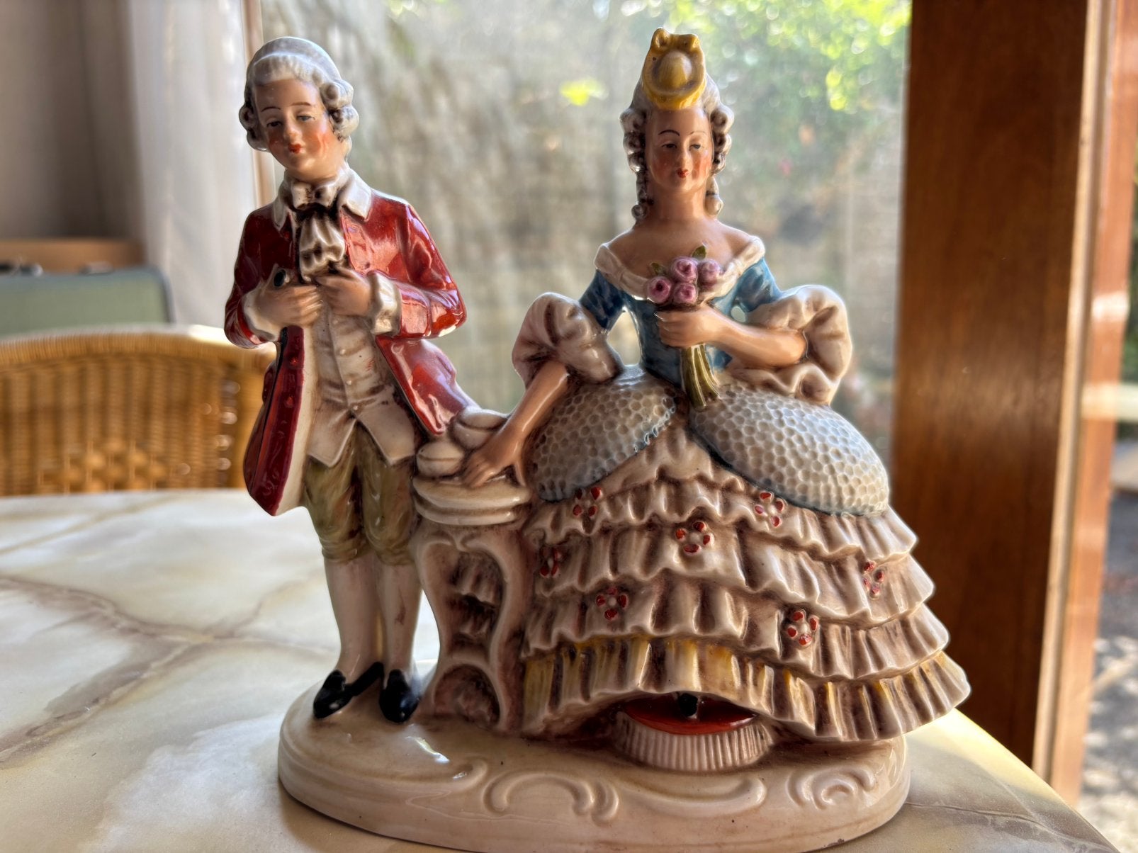 Lodewijk IV beeldje /Rococo stijl jaren 60, Verzamelen, Beelden en Beeldjes, Ophalen, Zo goed als nieuw, Dier