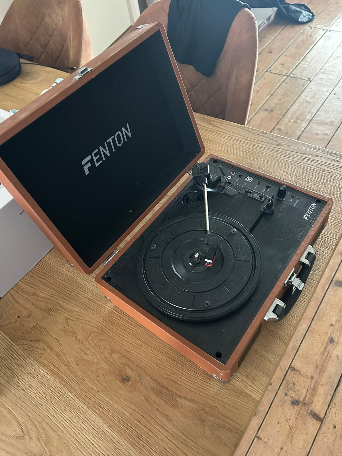 Fenton platenspeler koffer, Audio, Tv en Foto, Platenspelers, Ophalen, Zo goed als nieuw, Overige merken