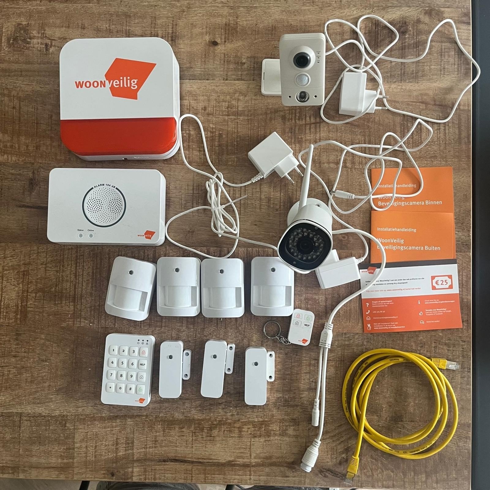 Woonveilig Alarmsysteem Compleet met Camera's en Sensoren, Ophalen of Verzenden
