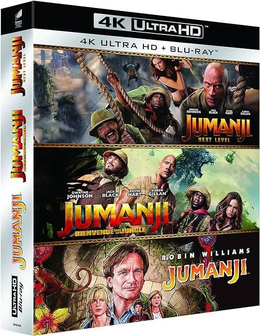 Jumanji Trilogie 3 Films 4K Ultra-HD+Blu-Ray Nieuw Geseald., Cd's en Dvd's, Blu-ray, Ophalen of Verzenden, Nieuw in verpakking
