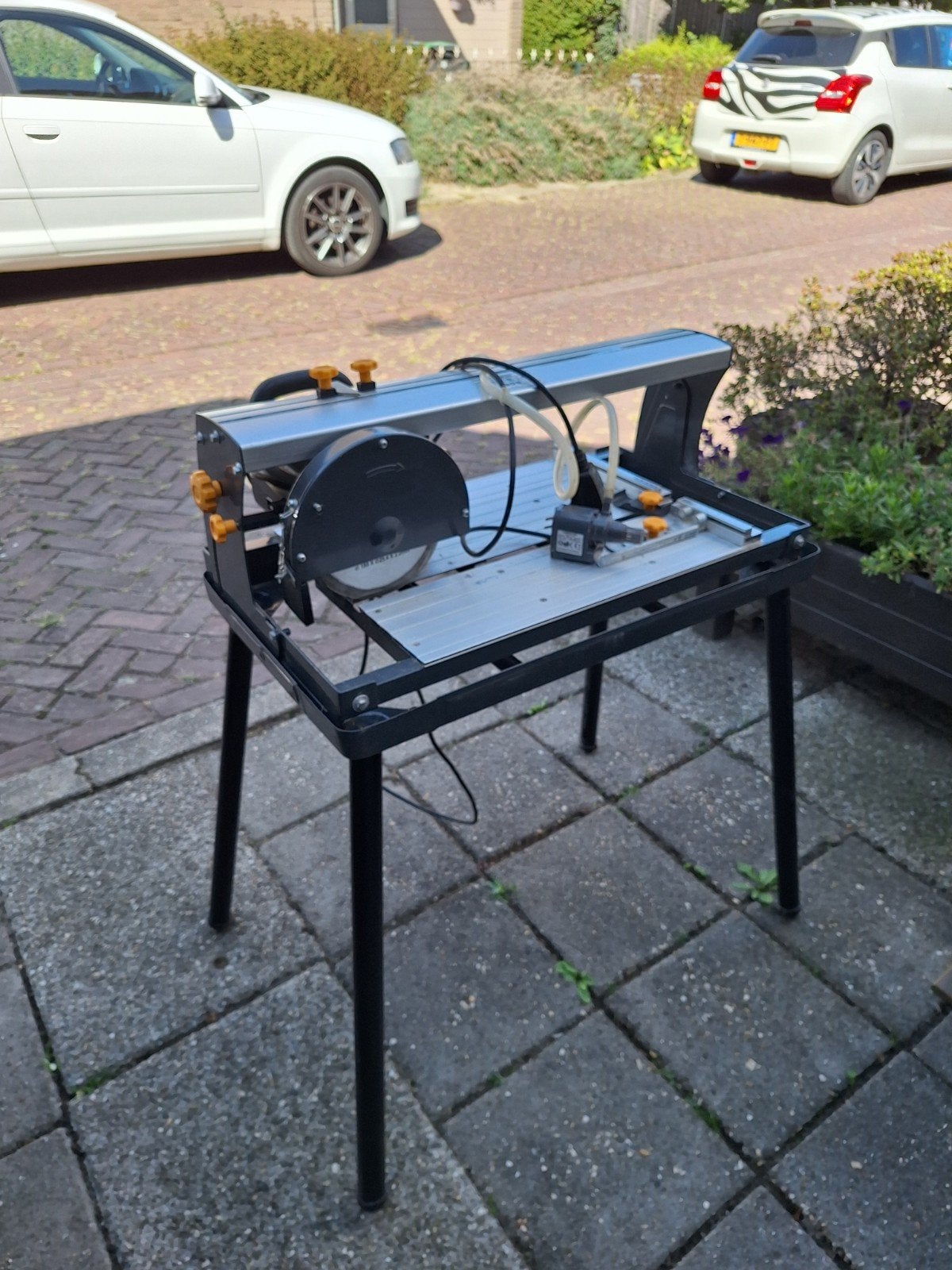 MX Power Tegelzaagmachine 600W, Ophalen, Minder dan 30 mm, Gebruikt, Overige typen
