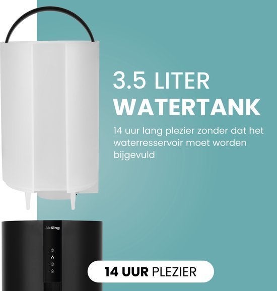 AirKing Luchtbevochtiger met Afstandsbediening, Ophalen of Verzenden, Zo goed als nieuw, Luchtbevochtiger