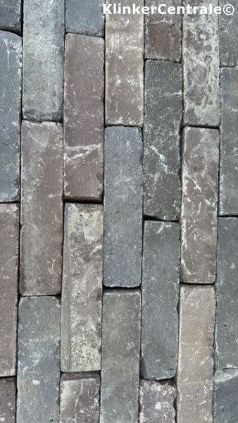 1.000m2 mangaan antraciet gebakken klinkers 20,5x5x5cm waalf, Bij dit gebruikte product niet te achterhalen, Gebruikt, Verzenden