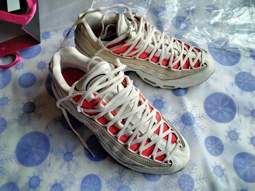 Nike WMNS Air Max 95 Coconut Milk Maat 40 Uniek ZELDZAAM, Nike, Ophalen of Verzenden, Rood, Sneakers of Gympen