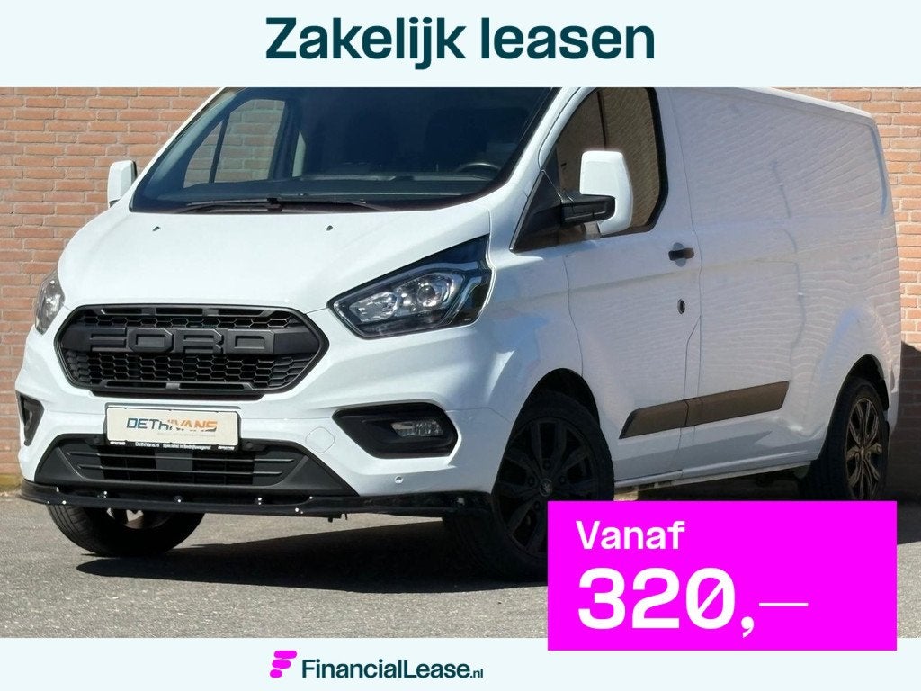 Ford Transit Custom 2.0TDCI 130PK Lang Raptor Edition / Euro, Voorwielaandrijving, LED verlichting, 4 cilinders, 2800 kg