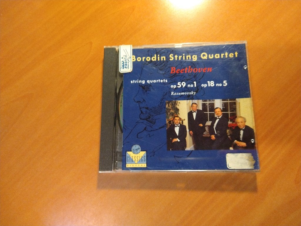 CD Beethoven - Borodin String Quartet – String Quartets Op1, Ophalen of Verzenden, Classicisme, Zo goed als nieuw, Kamermuziek
