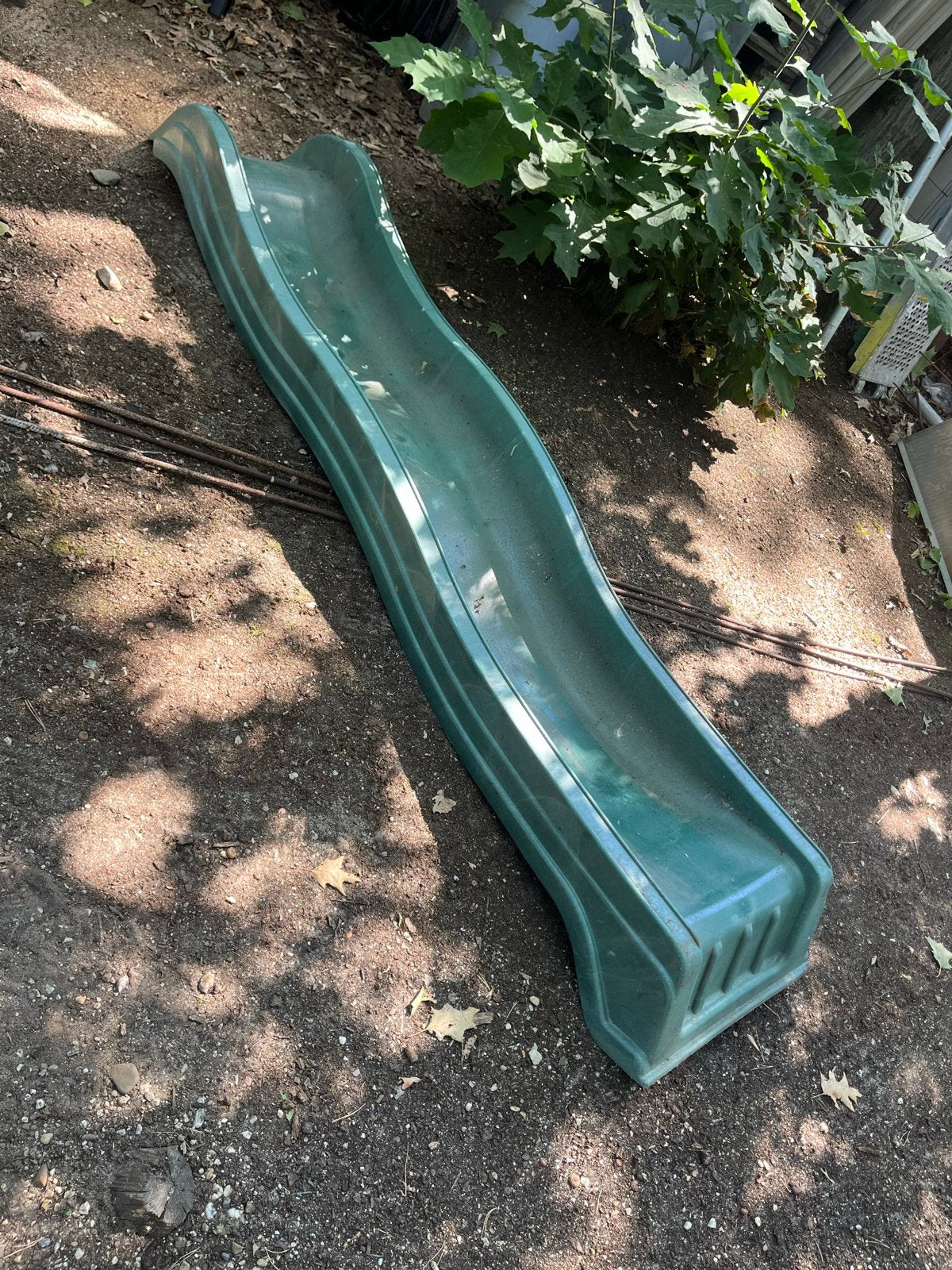 Glijbaan 225cm - Groen, Ophalen, Gebruikt, Glijbaan, Aanbouwonderdeel