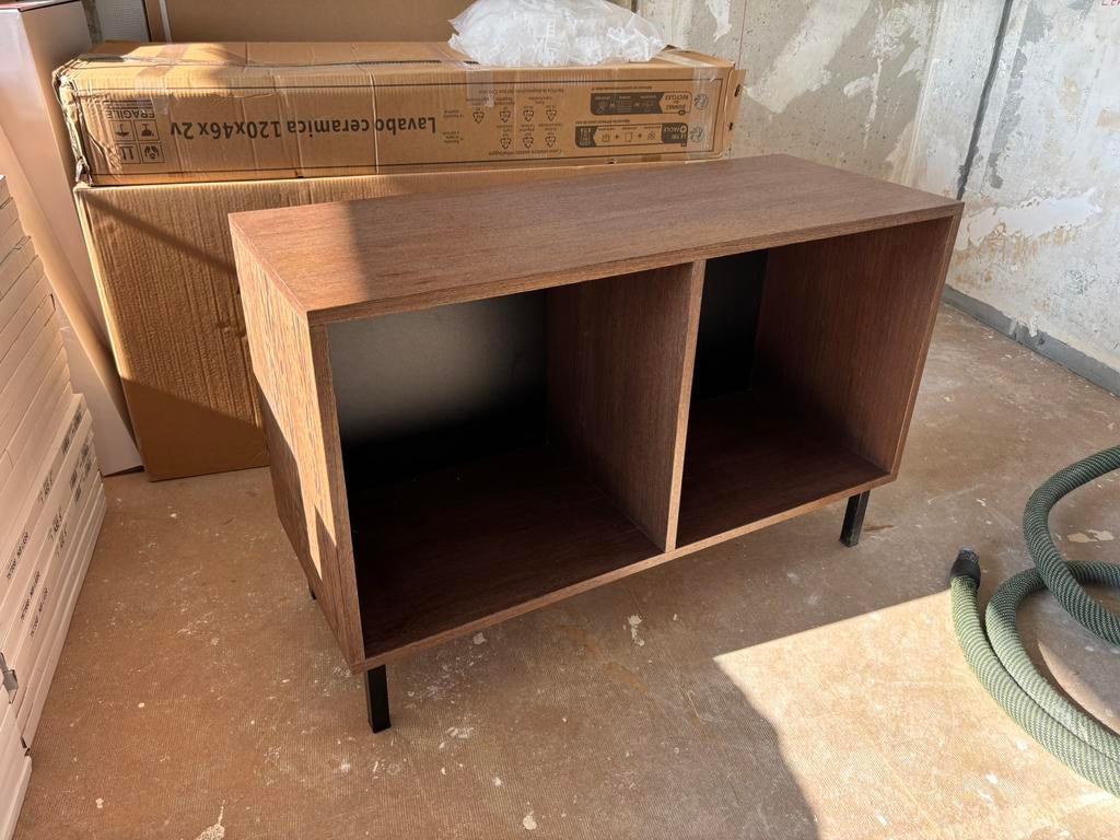 Wenge houten kastje, Ophalen, Zo goed als nieuw, 25 tot 50 cm, 50 tot 100 cm