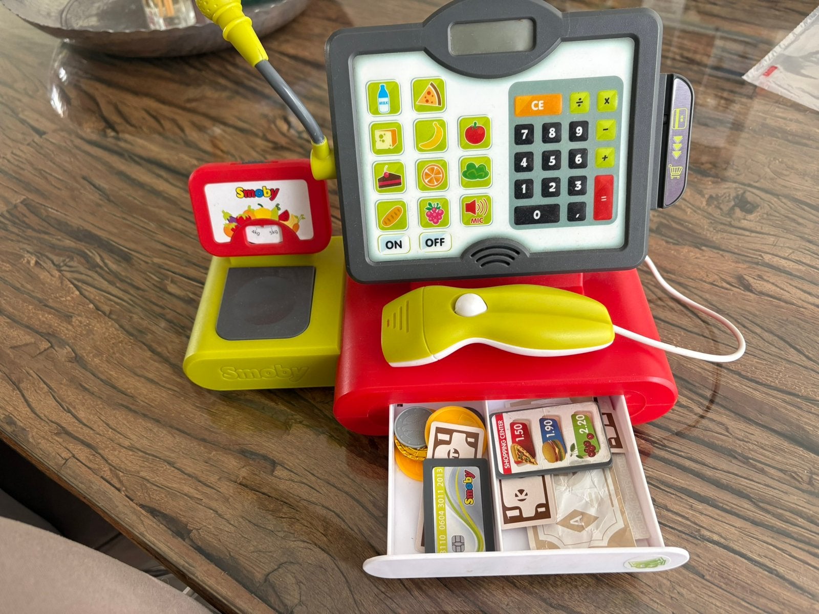 Smoby kassa, Ophalen of Verzenden, Zo goed als nieuw, Met geluid