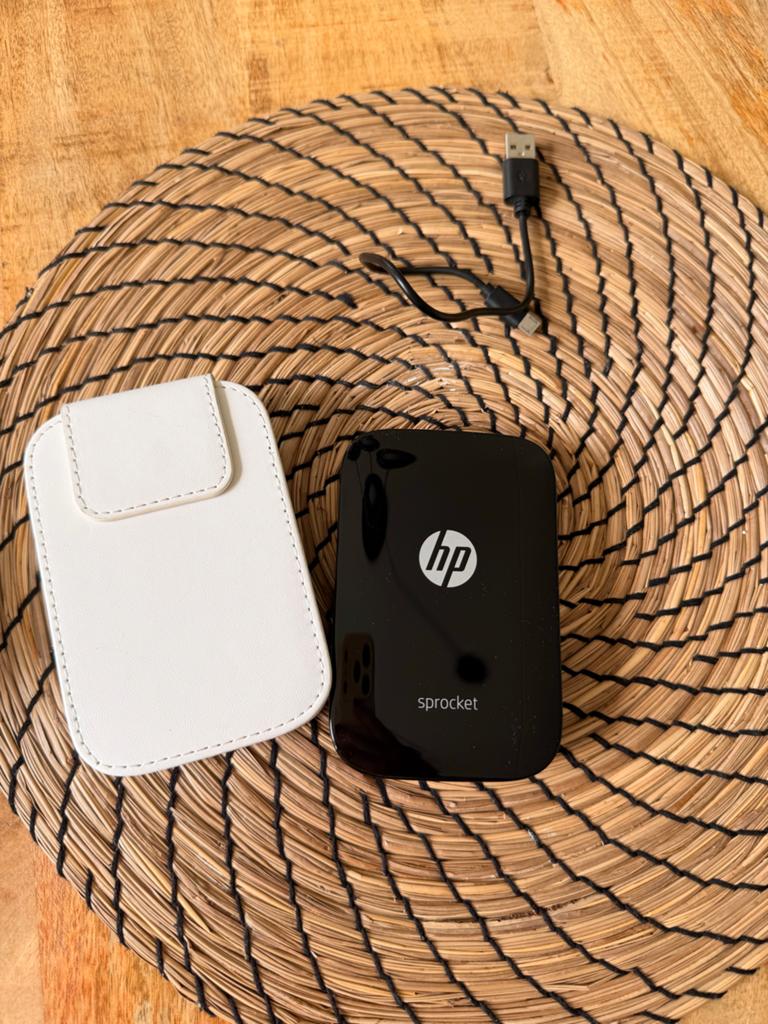 HP Sprocket Draagbare Fotoprinter met Hoesje, Fotoprinter, Ophalen of Verzenden, Thermo-printer, Draadloos