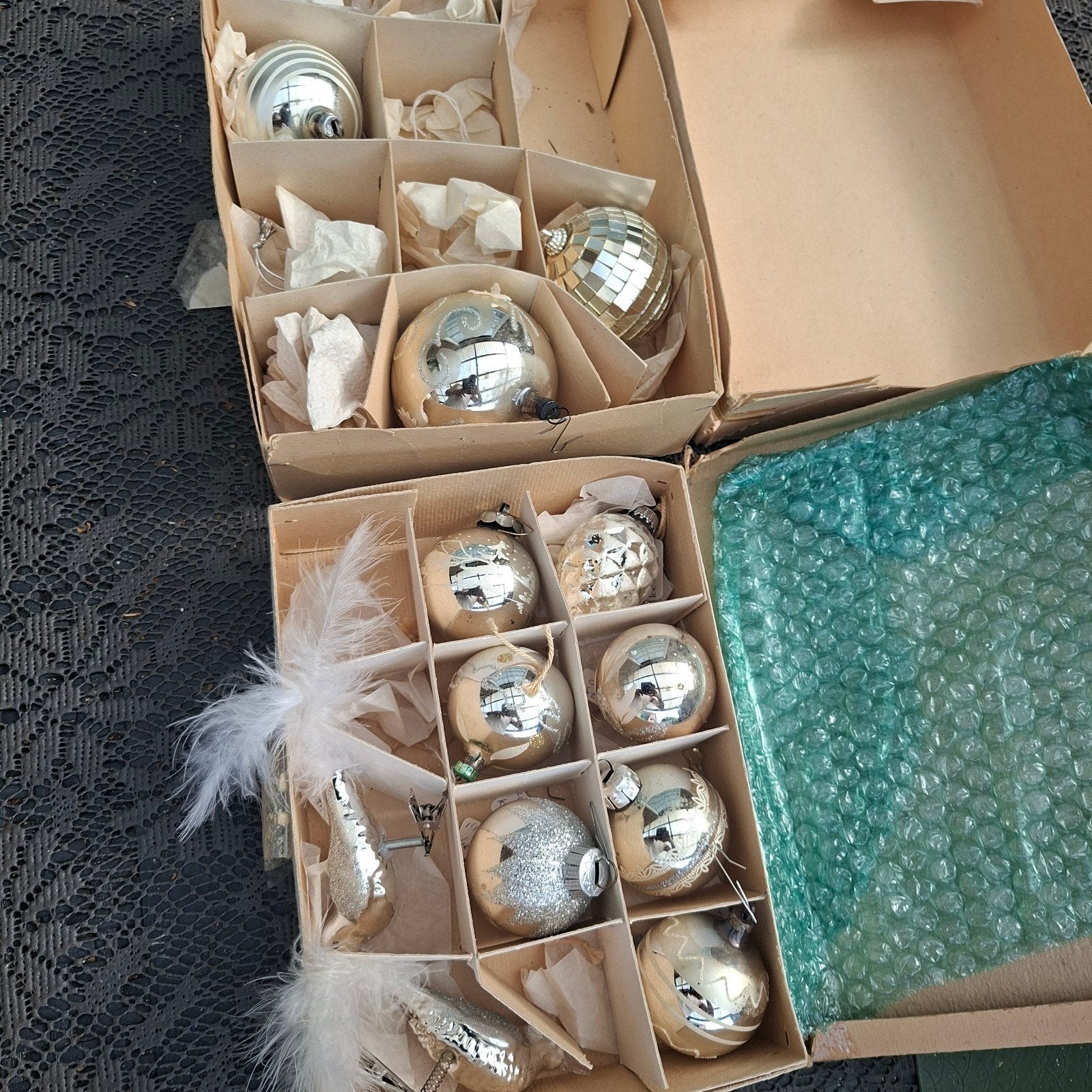 vintage kerstversiering, Ophalen of Verzenden, Gebruikt