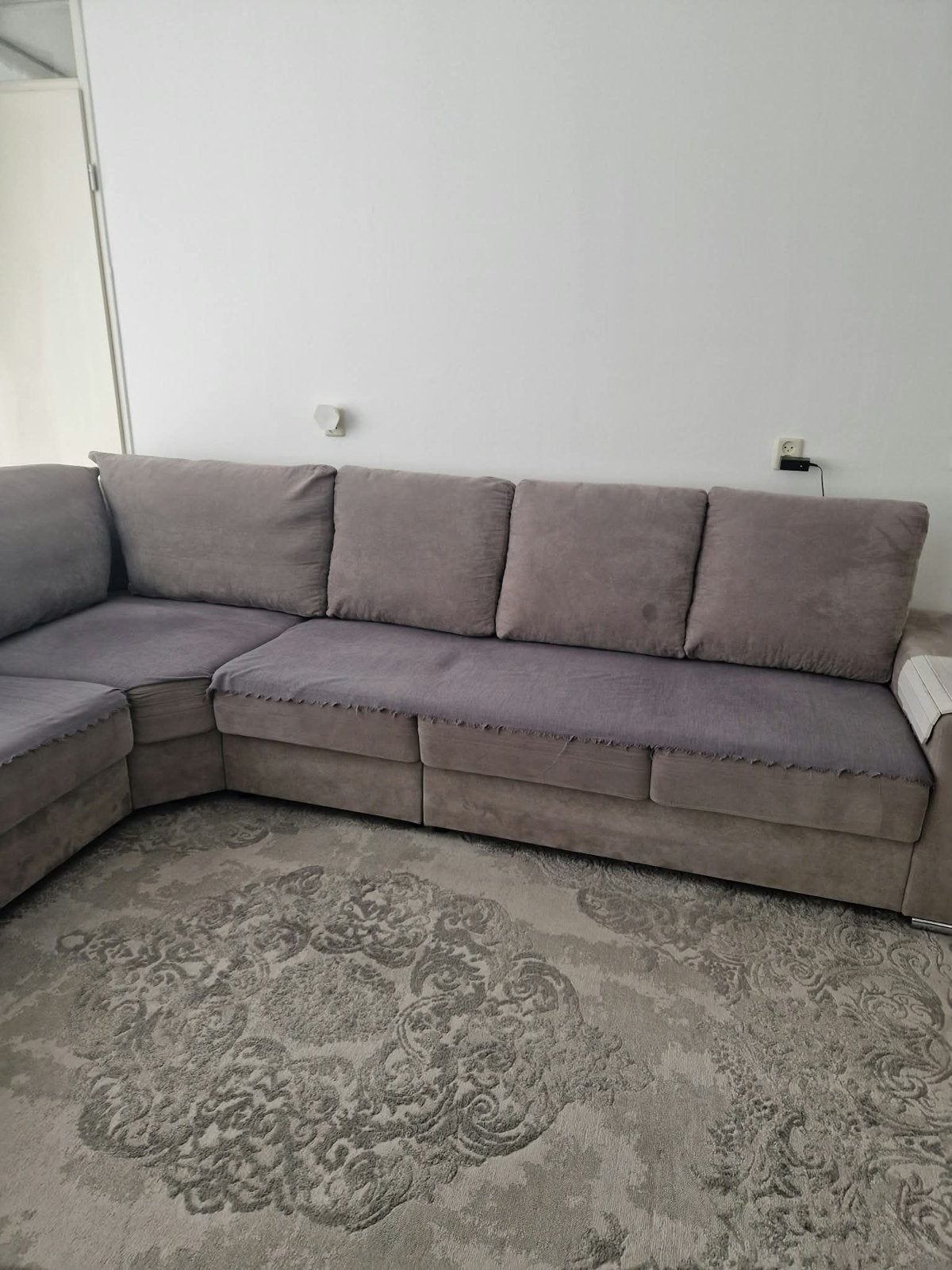 Zo goed als nieuwe hoekbank - Ophalen in Amsterdam Oost, Ophalen, 100 tot 125 cm, Hoekbank, 300 cm of meer