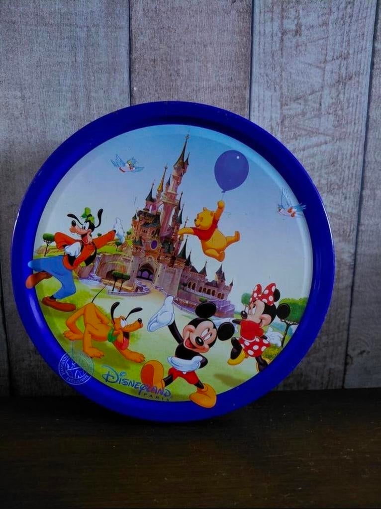 Vintage Disneyland Paris Koektrommel – Park Exclusive., Ophalen of Verzenden, Mickey Mouse, Zo goed als nieuw, Servies