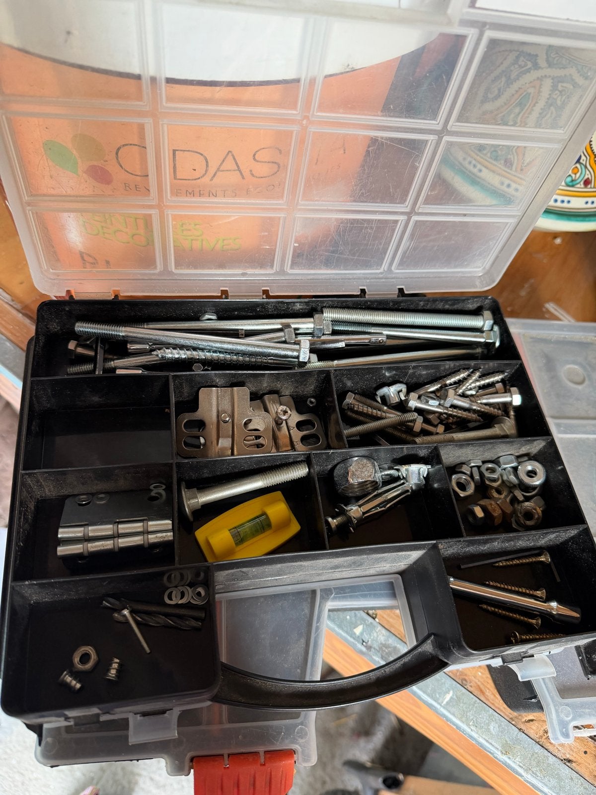 Gevulde sorteerdoos met diverse bevestigingsmaterialen, Ophalen, Gebruikt, Minder dan 50 mm, Overige typen
