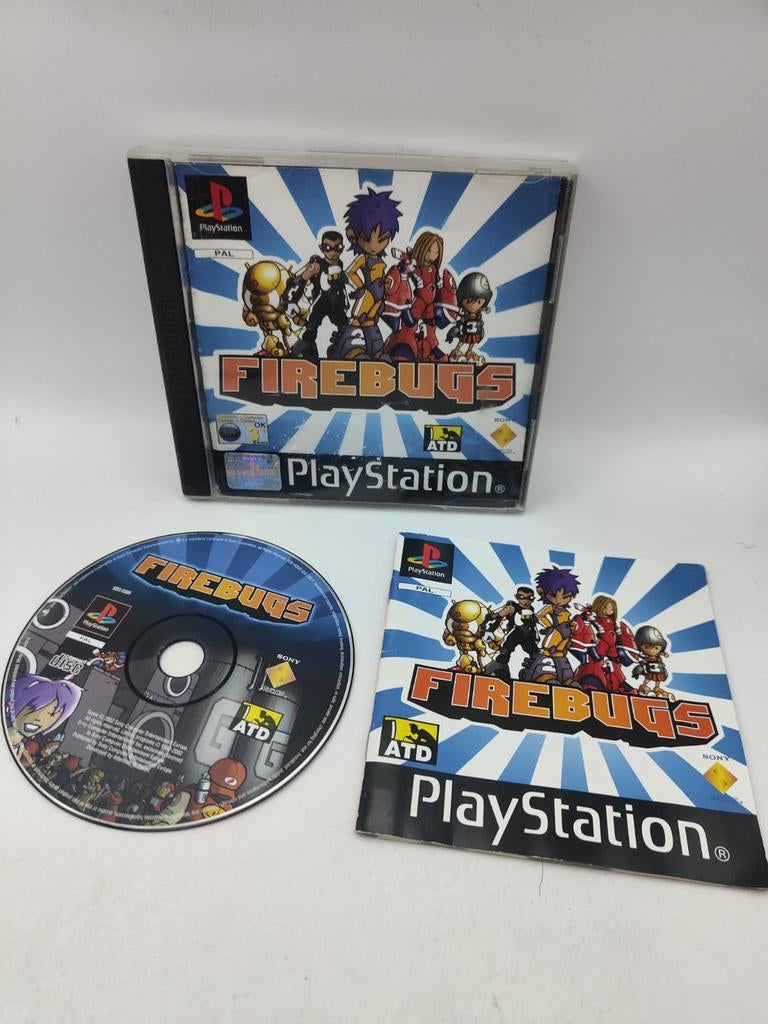 Firebugs PS1 game, Spelcomputers en Games, Games | Sony PlayStation 1, Zo goed als nieuw, Avontuur en Actie, 1 speler, Vanaf 3 jaar
