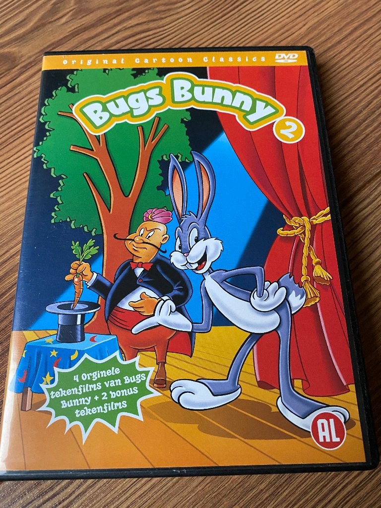 DVD Kinder Bugs Bunny 2, Avontuur, Gebruikt, Alle leeftijden, Ophalen of Verzenden