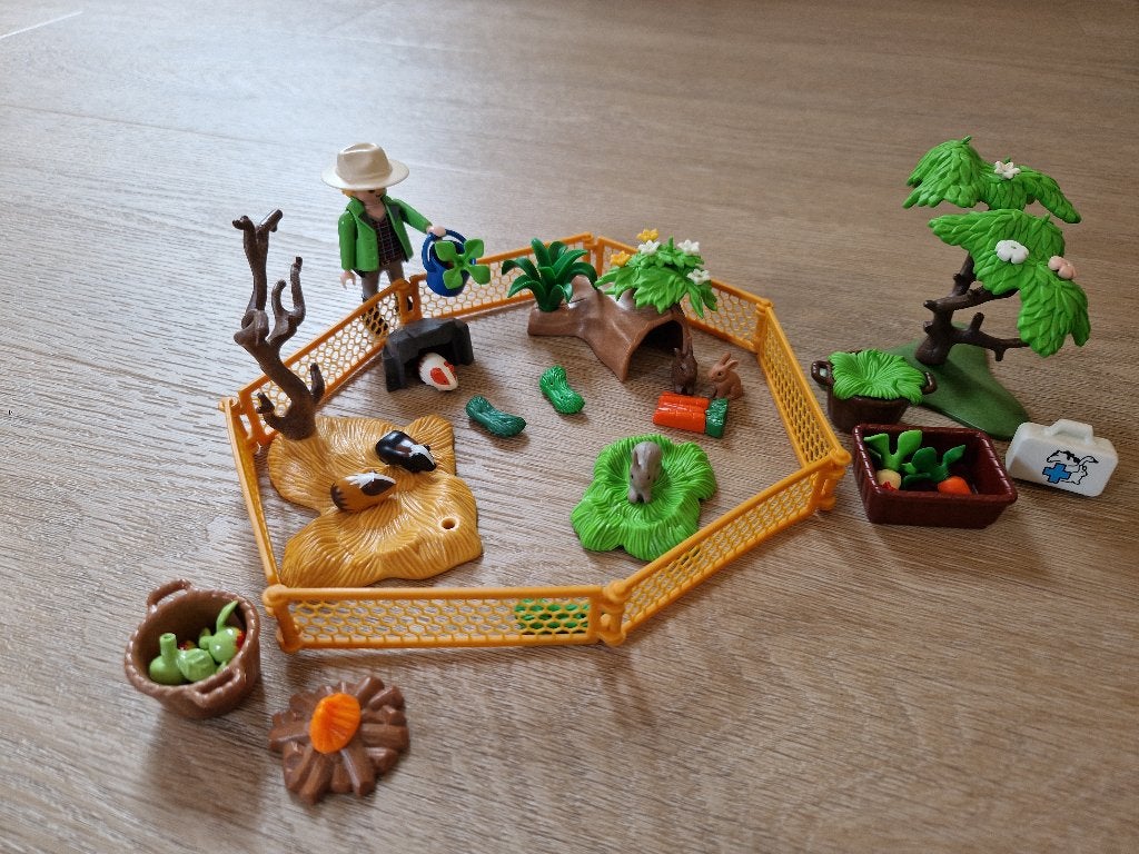 Playmobil kinderboerderij, Complete set, Overige typen, Ophalen of Verzenden, Zo goed als nieuw