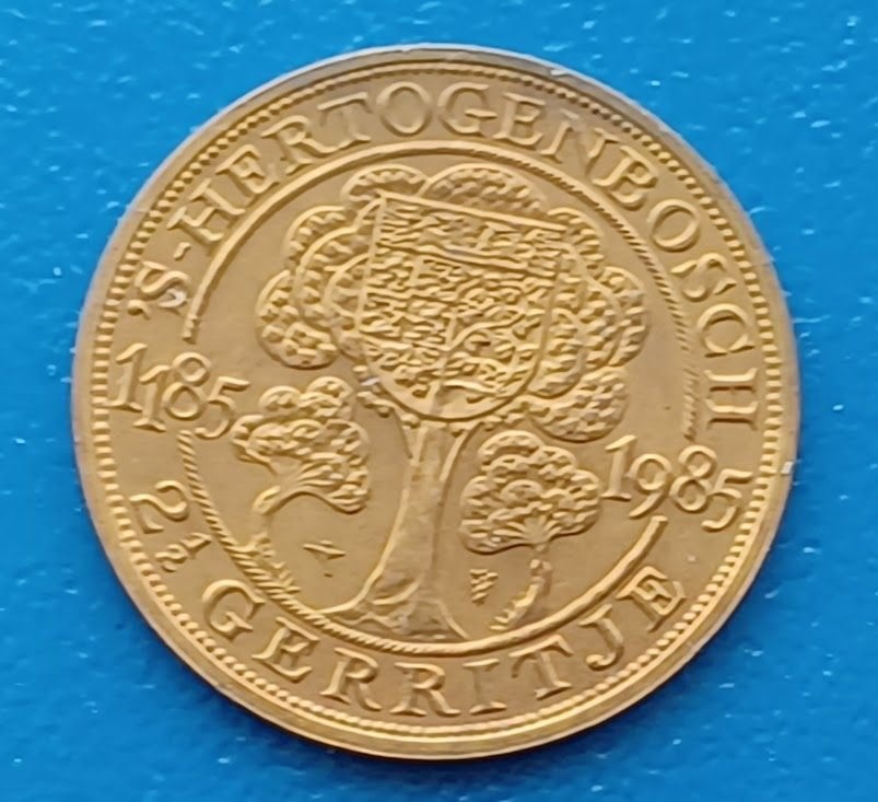 Den Bosch 2½ Gerritje 1985 - "800 jaar" 's-Hertogenbosch, Verzenden, Brons, Nederland