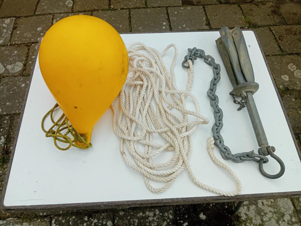 Ankeruitrusting: Anker, ketting, lijn en boei, Ophalen of Verzenden, Overige typen