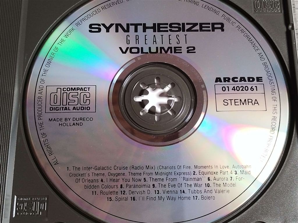 Synthesizer greatest Volume 2, Cd's en Dvd's, Ophalen of Verzenden, Zo goed als nieuw, Pop