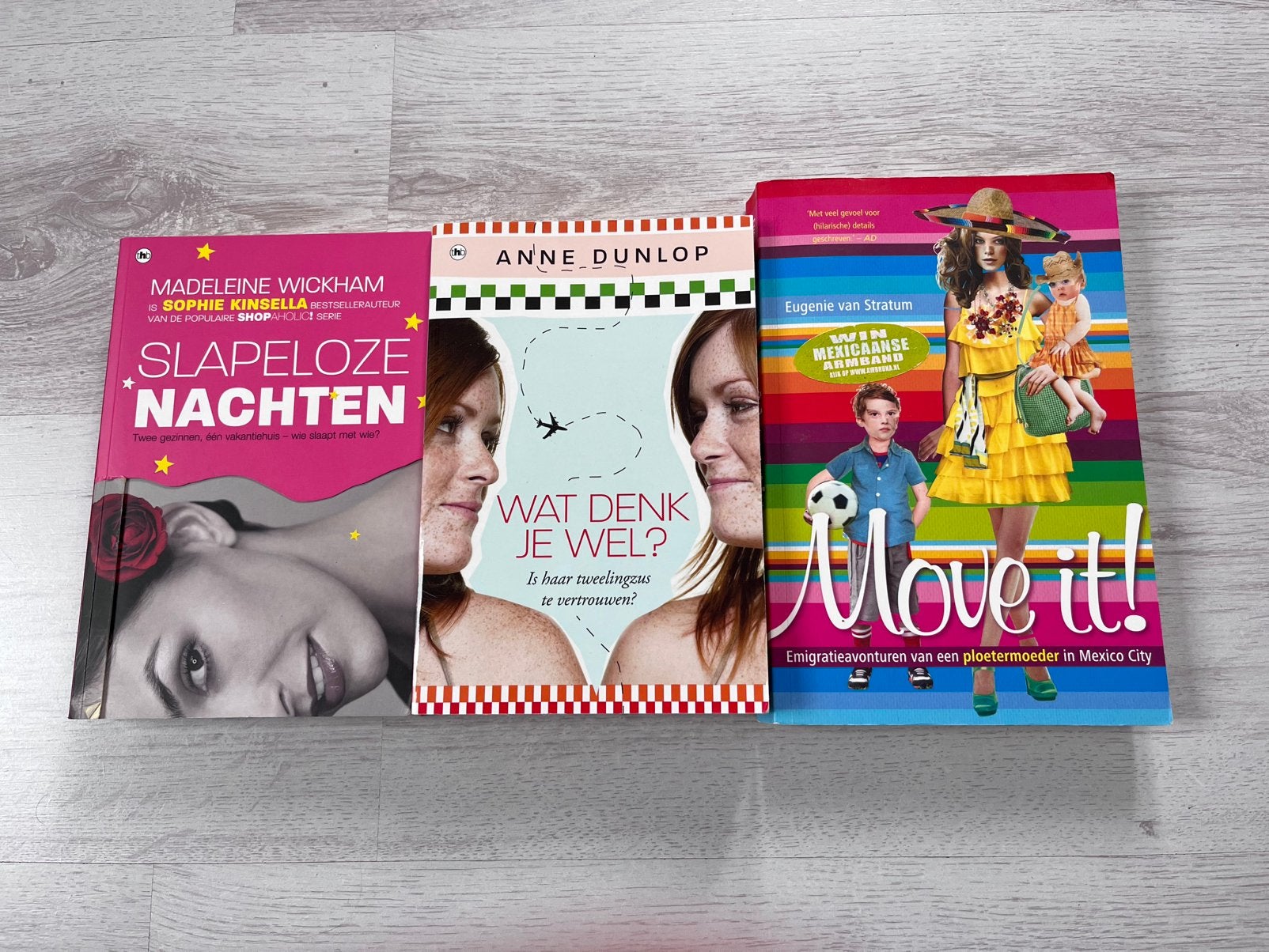 3x chicklit leesboeken, Boeken, Ophalen of Verzenden, Zo goed als nieuw