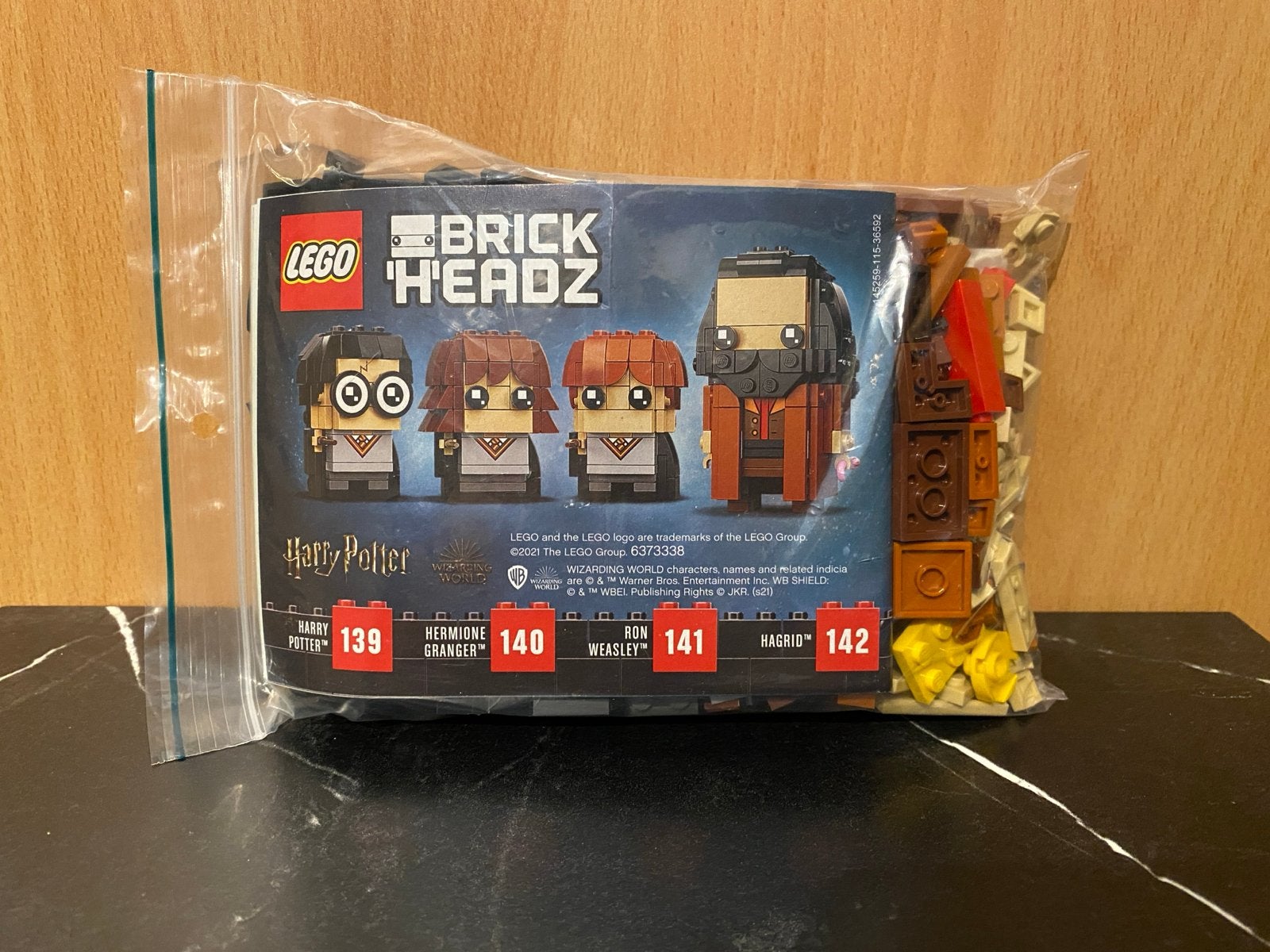 LEGO 40495 Harry Potter Brickheadz - Compleet, Ophalen of Verzenden, Zo goed als nieuw, Overige merken
