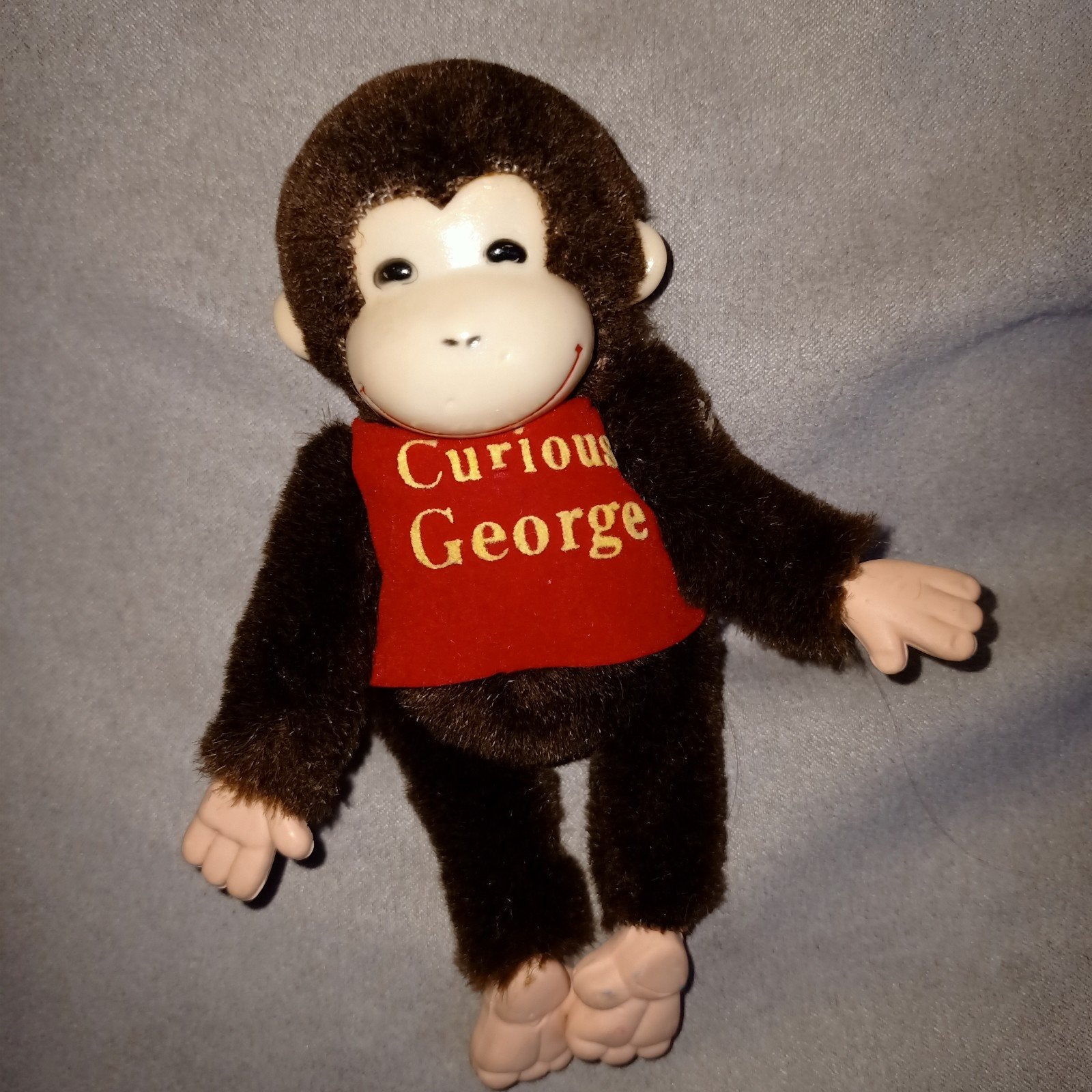 Vintage eden toys, curious george, 1987 aapje., Gebruikt, Overige merken, Ophalen of Verzenden, Met label