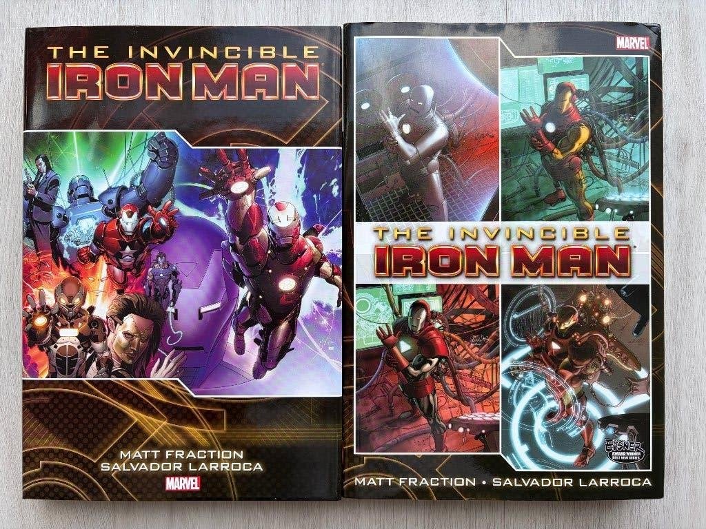 Invincible Iron Man Fraction & Larroca Omnibus hardcover 1&2, Eén comic, Amerika, Matt Fraction, Ophalen of Verzenden