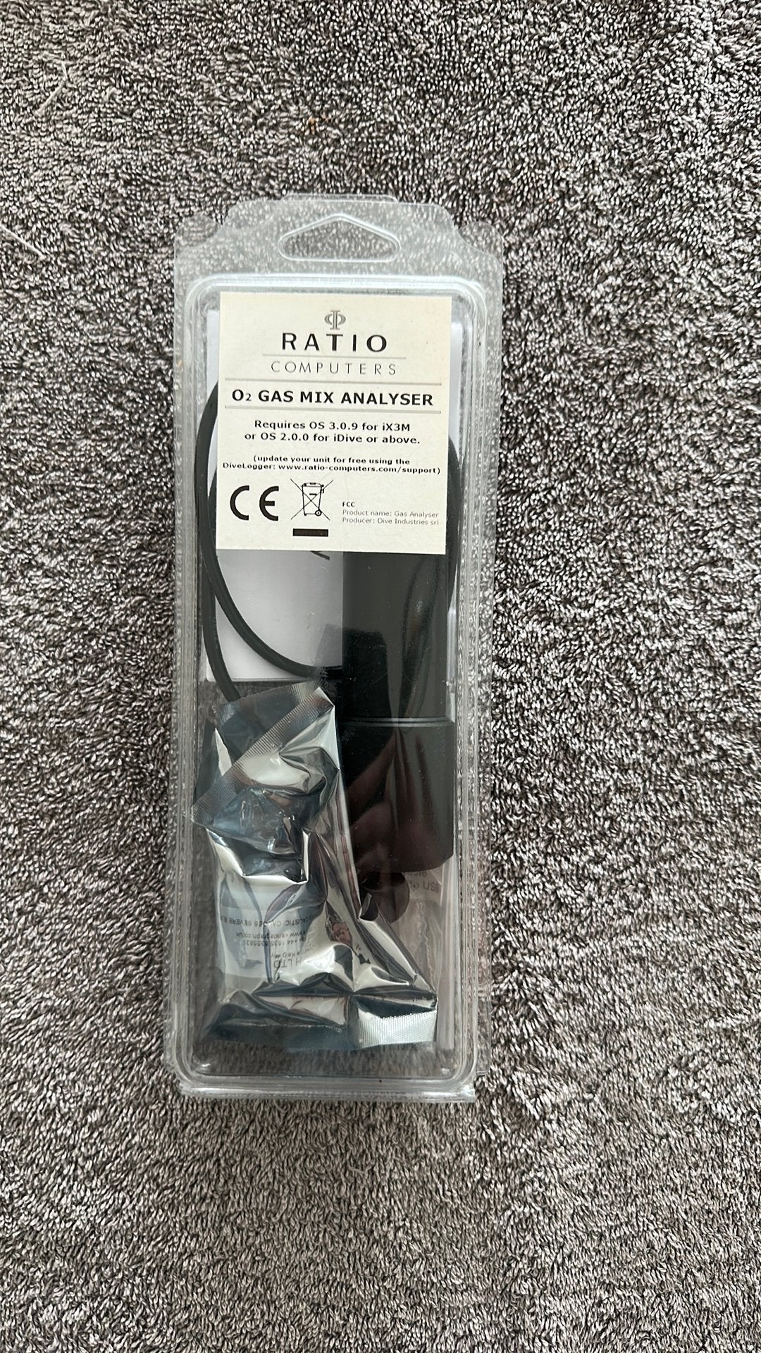Ratio O2 gas mix analyser, Watersport en Boten, Ophalen of Verzenden, Nieuw, Duikcomputer