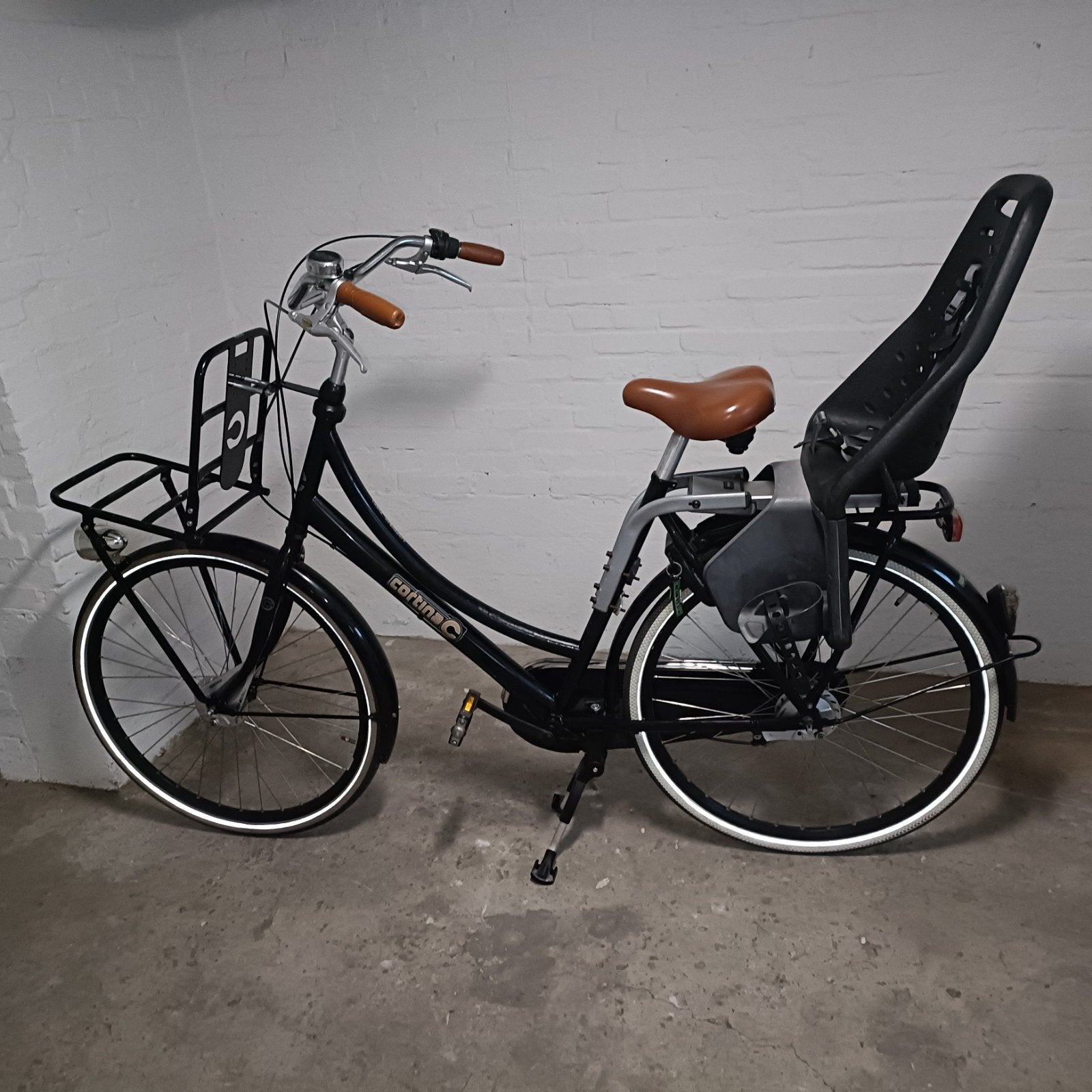 Cortina Roots Transport – moederfiets, Gebruikt, Versnellingen, 56 cm of meer, 1 zitje