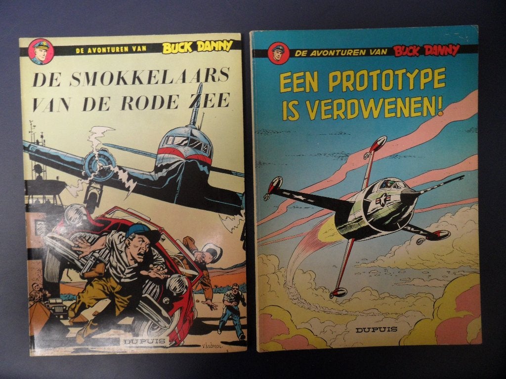 De avonturen van Buck Danny. 2 X 1966, Boeken, Meerdere stripboeken, Ophalen of Verzenden, Gelezen