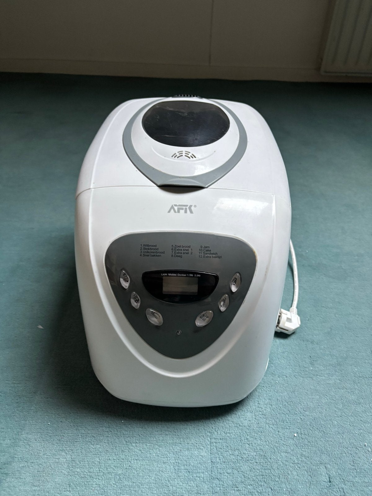 AFK Broodbakmachine - Vers brood in een handomdraai, Witgoed en Apparatuur, Gebruikt, 800 tot 1200 gram deeg, Kijkvenster, Ophalen