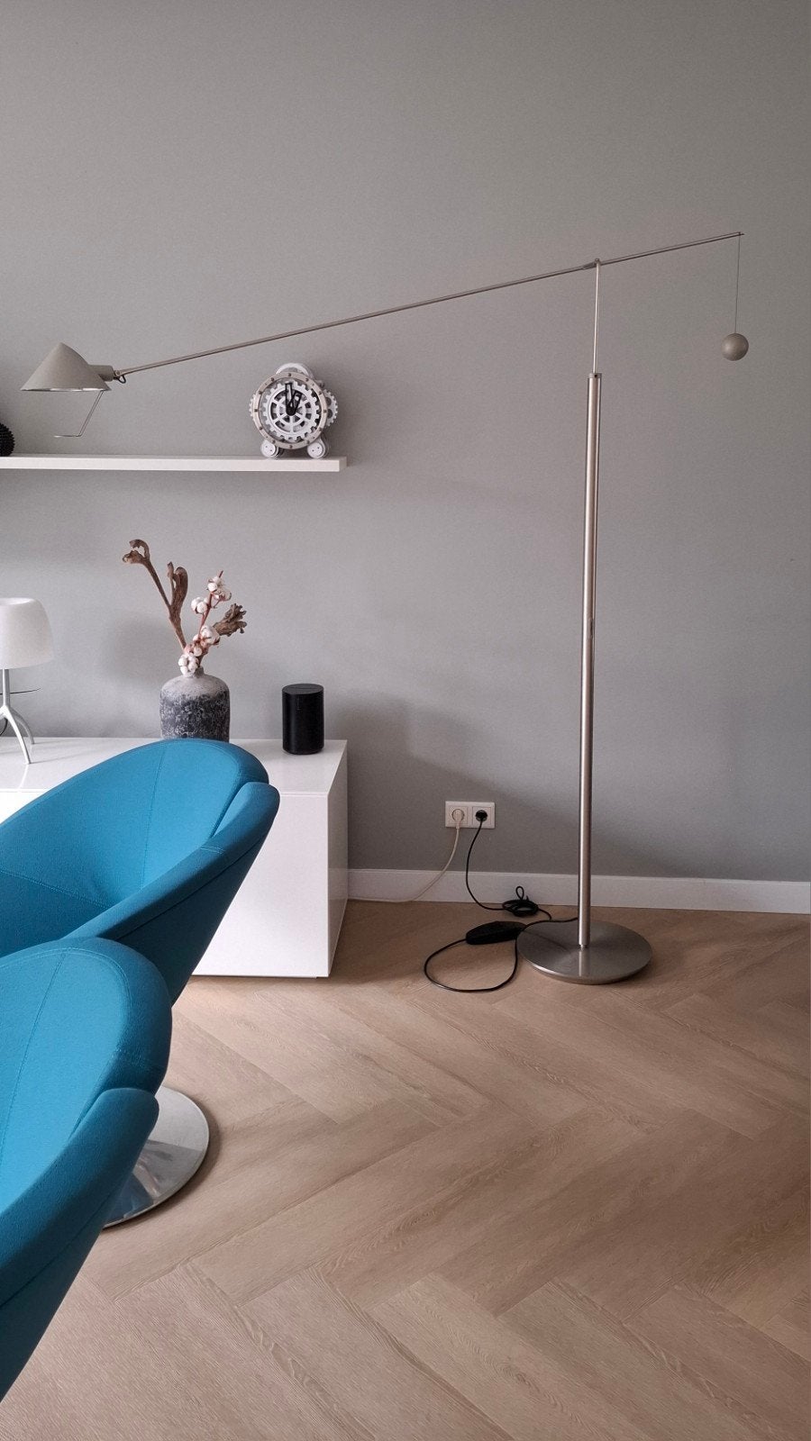 Artemide Nestore Terra design vloerlamp dimmer, Ophalen, 150 tot 200 cm, Modern, design, Kunststof