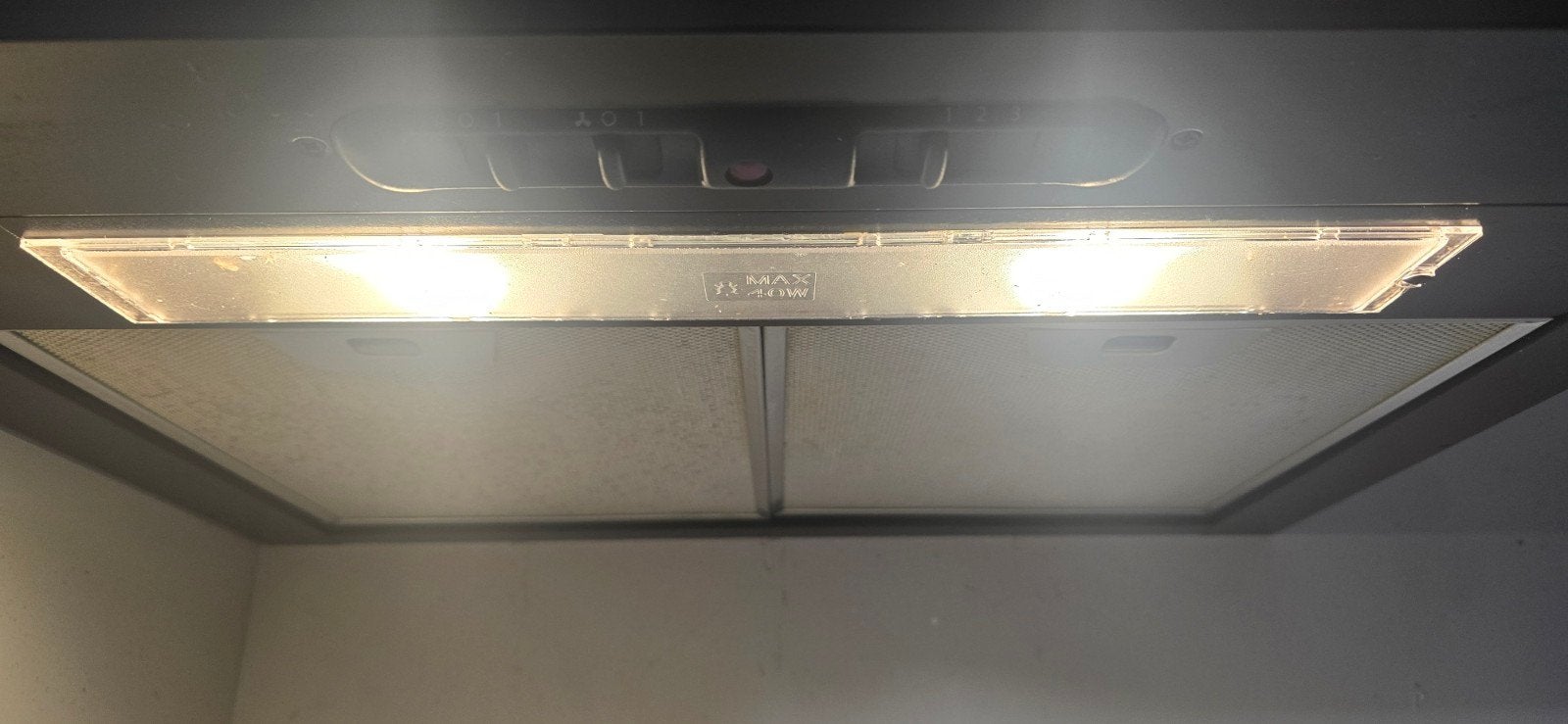 Zwarte Afzuigkap / Schouwafzuigkap met Verlichting (3 Stande, Ophalen