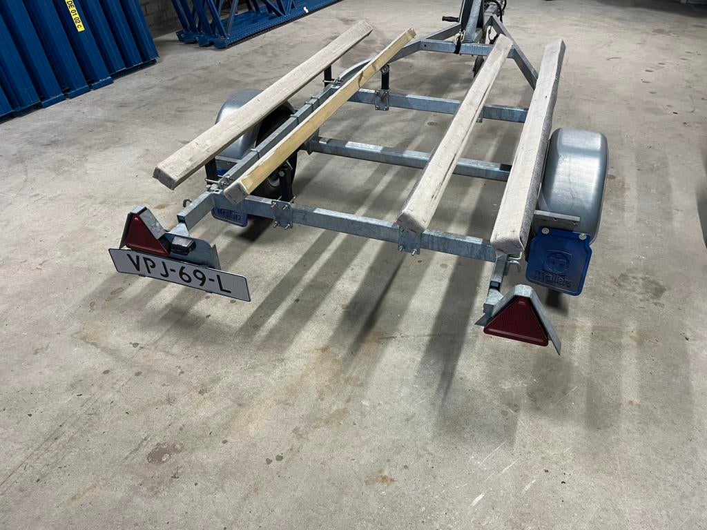 Jetski trailer dubbel of enkel waterscooter ook geschikt., Watersport en Boten, Ophalen of Verzenden, Zo goed als nieuw, Minder dan 6 meter