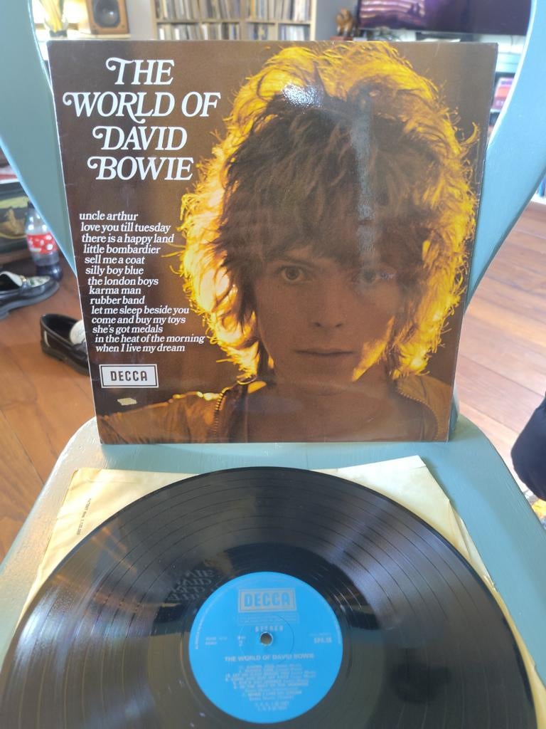 David Bowie - The World Of David Bowie LP (Decca), Cd's en Dvd's, Vinyl | Pop, Gebruikt, Ophalen of Verzenden, 1970 - 1979, Complilatie