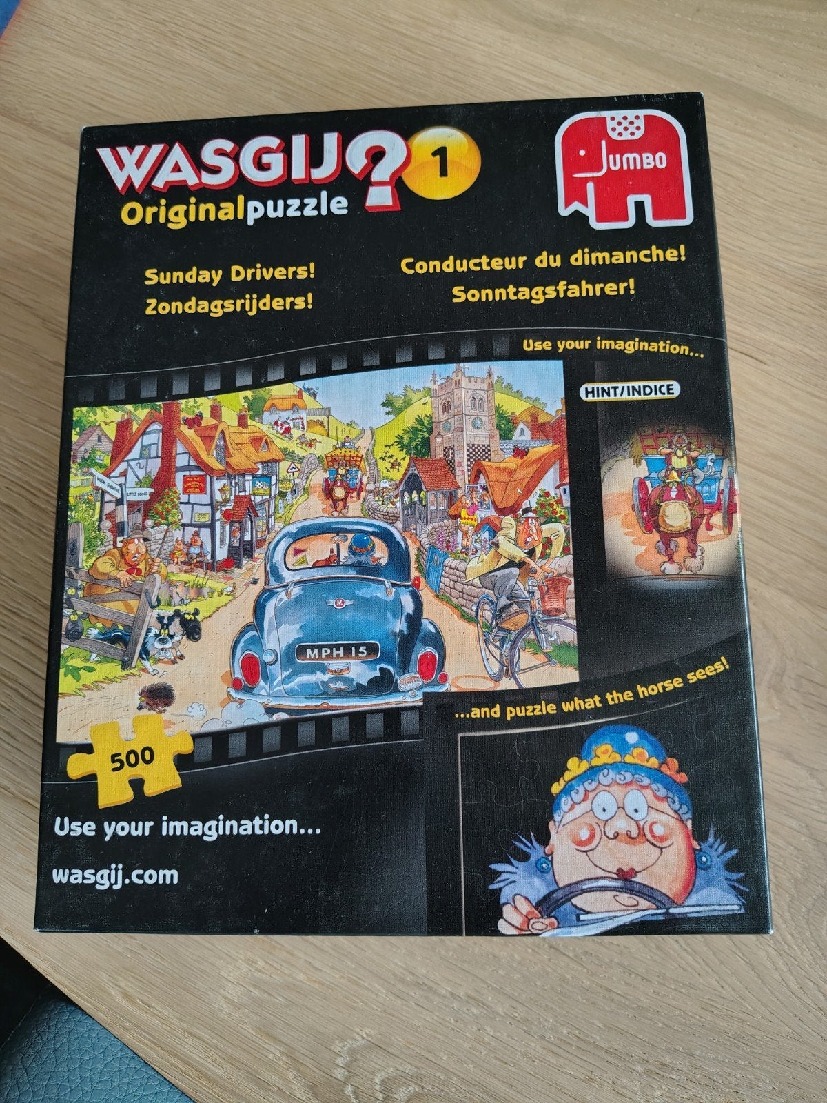 Wasgij Original 1: Sunday Drivers! 500 stukjes, Ophalen, Minder dan 500 stukjes, Gebruikt, Legpuzzel