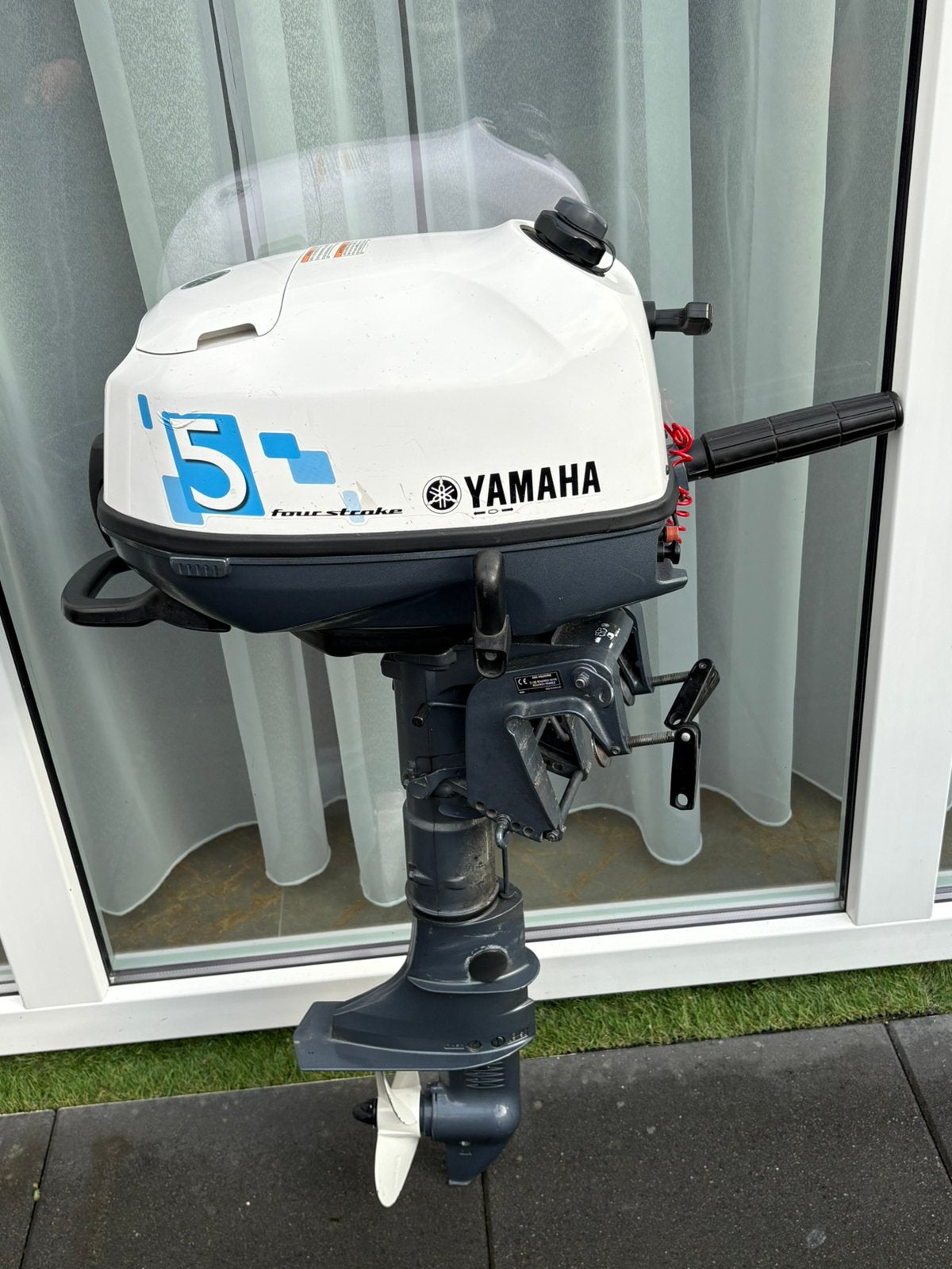 Nette Yamaha 5pk 4takt kortstaart buitenboordmotor, Ophalen, Zo goed als nieuw, Motor en Techniek