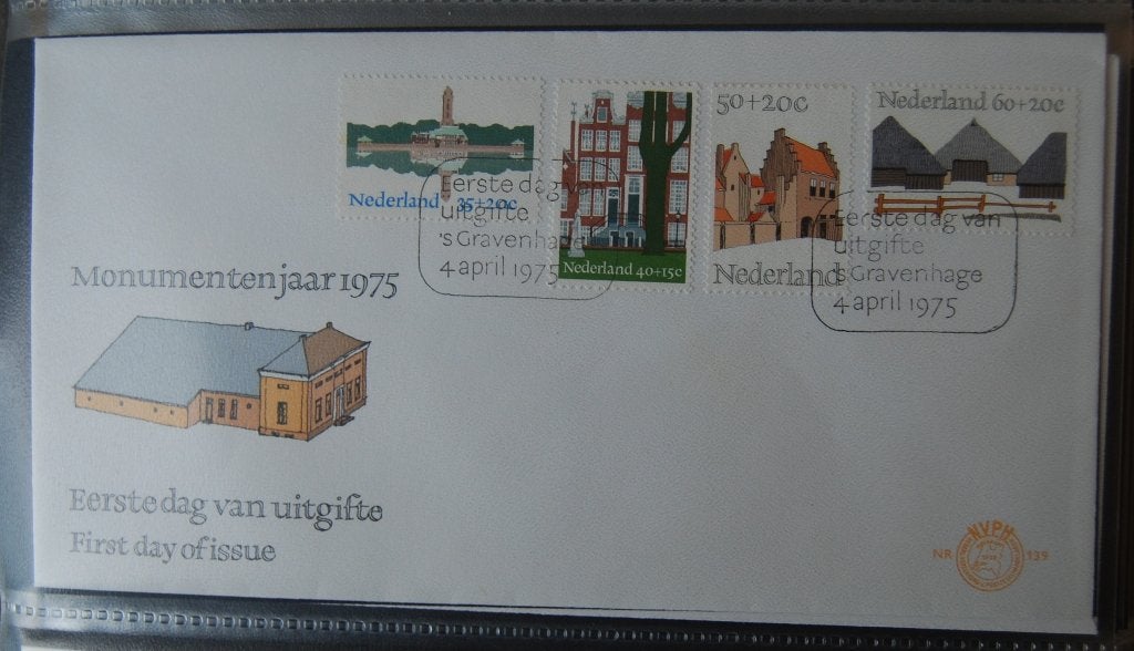Nederland 1e dag envelop E130 t/m E428, jaren 1974 t/m 2000., Ophalen of Verzenden, Onbeschreven, Nederland
