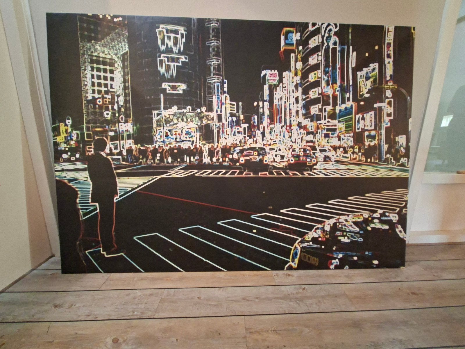 Ikea Premiär Neon Tokio Schilderij 200x140cm, Ophalen