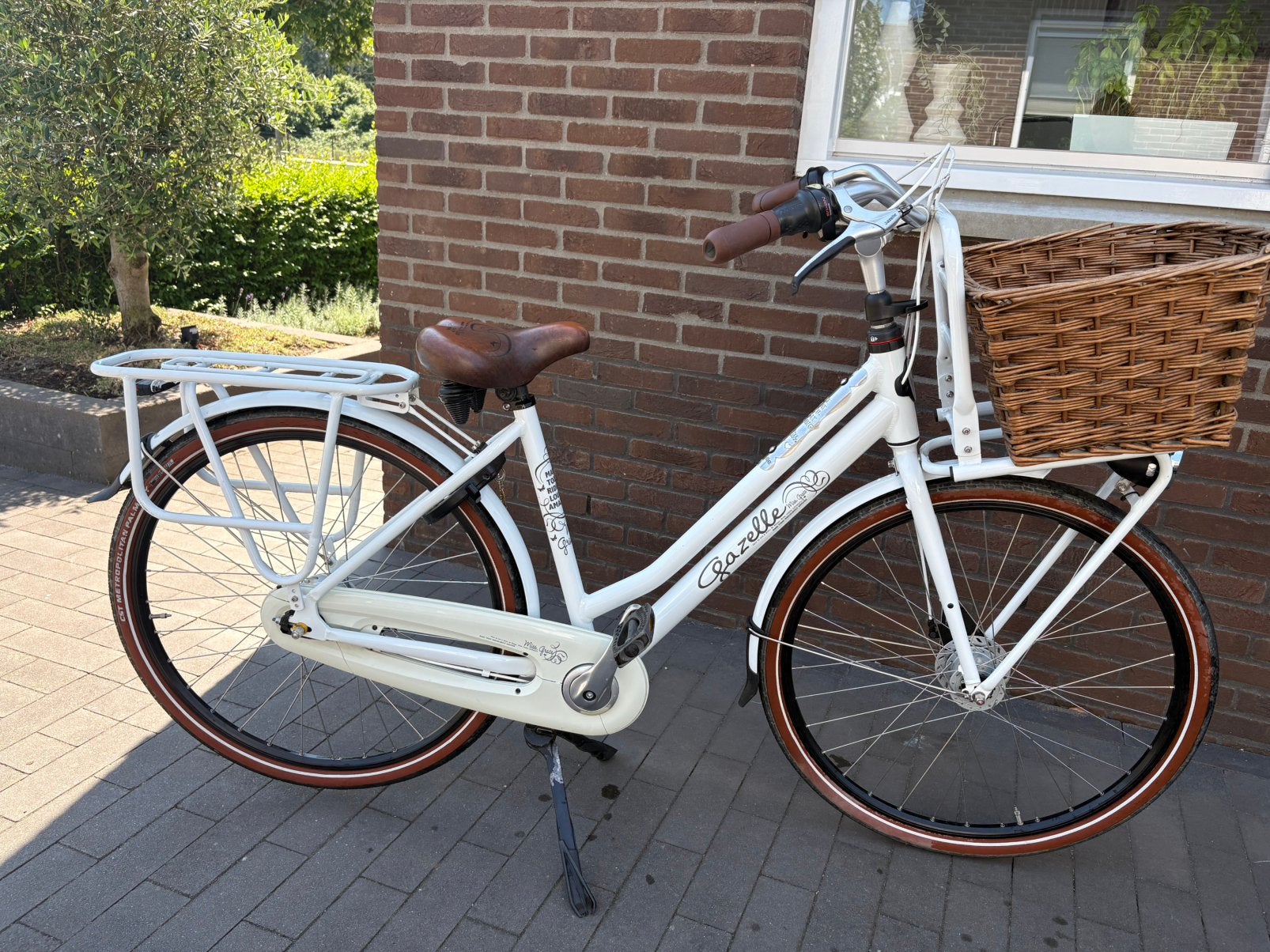Mooie Gazelle Miss grace, Fietsen en Brommers, Fietsen | Dames | Damesfietsen, Zo goed als nieuw, Gazelle, Versnellingen, 47 tot 50 cm