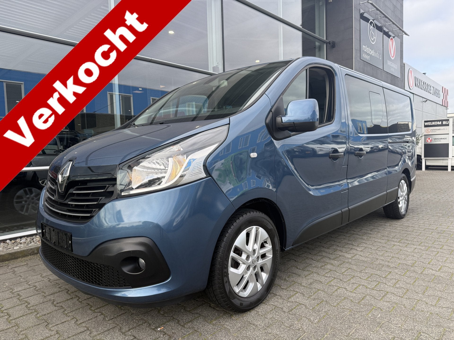 Renault Trafic 4+1 Rolstoelbus 1.6 dCi T29 L2H1 Luxe Energy, Stof, Gebruikt, 4 cilinders, Origineel Nederlands