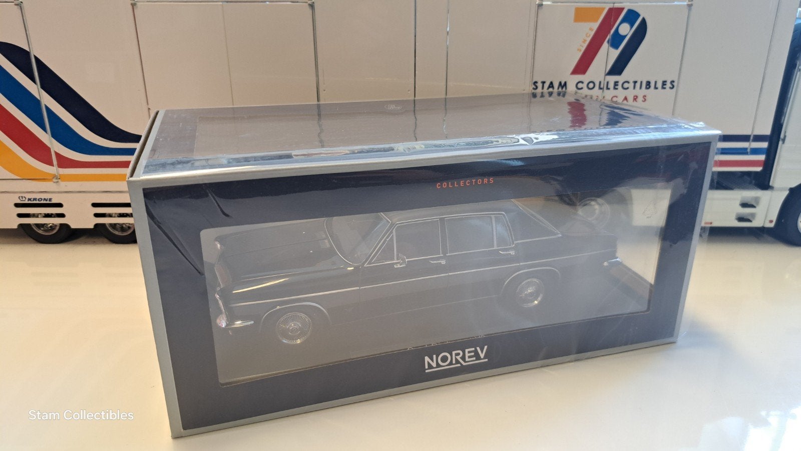 Norev Opel Diplomat V8 Black - 1969, Auto, Norev, Ophalen of Verzenden, Zo goed als nieuw