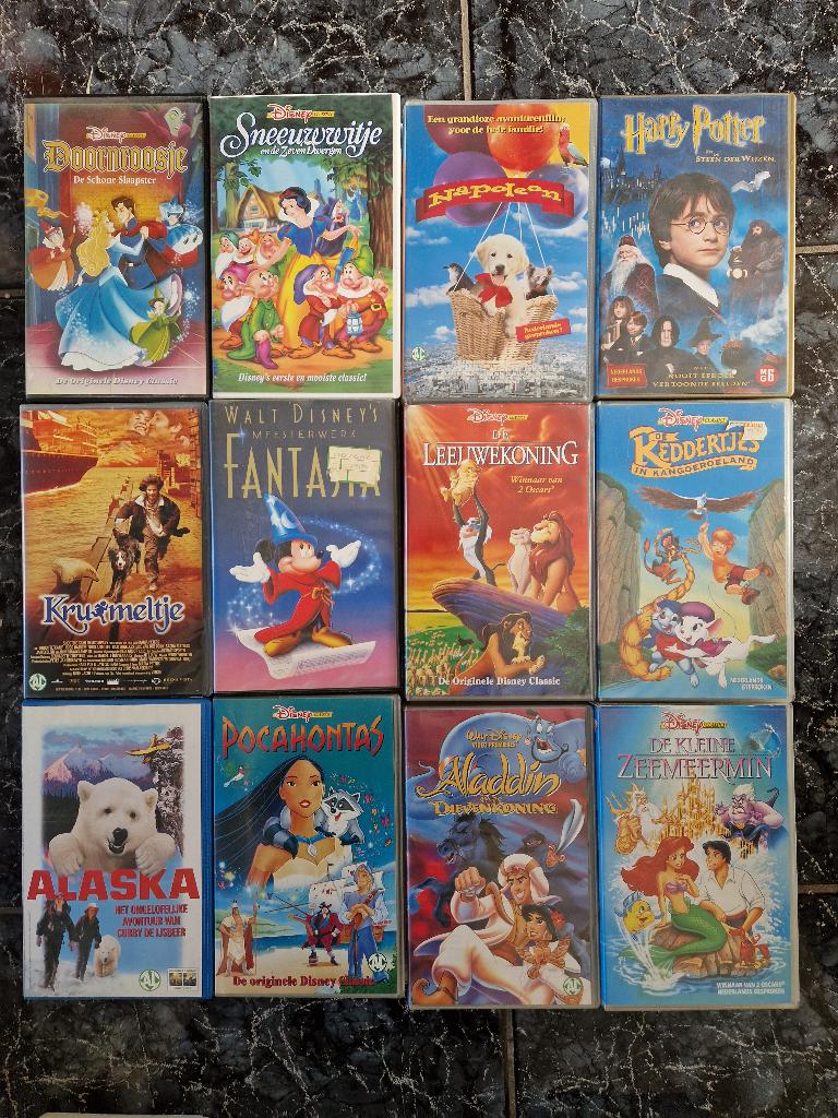 originele videobanden disney, Alle leeftijden, Ophalen of Verzenden, Zo goed als nieuw