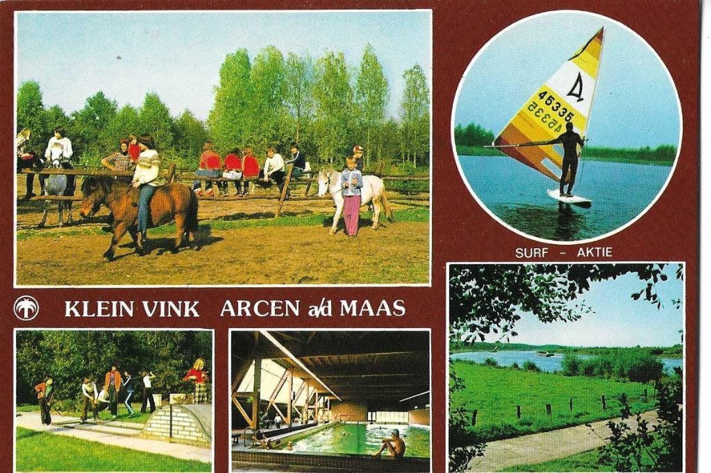 arcen  maas  recreatie  klein vink, Verzamelen, Verzenden, 1960 tot 1980, Ongelopen, Limburg
